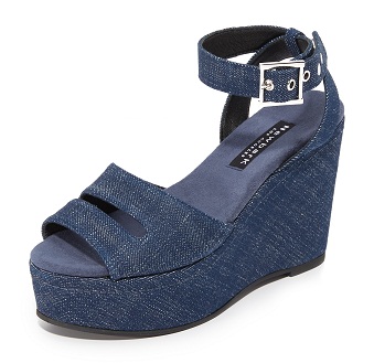 Denim casual blå sandaler