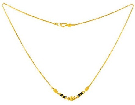Minimalista Mangalsutra lánc