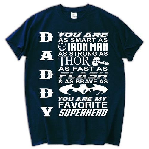 Daddy Superhero T-shirt
