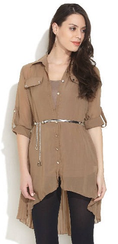 A Belt Party Wear Tunic