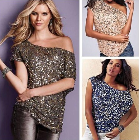 Pailletter Party Wear Tunika