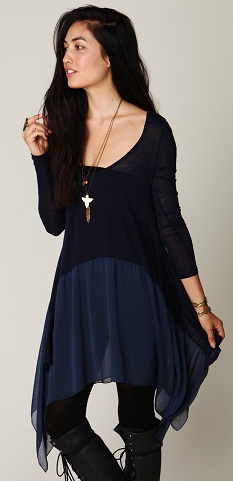 Trapeze Party Wear Tunika