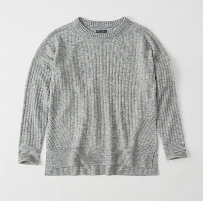 Ribstrikket sweater