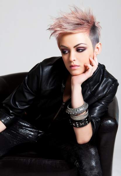 Spiky frisurer - Faux hawk