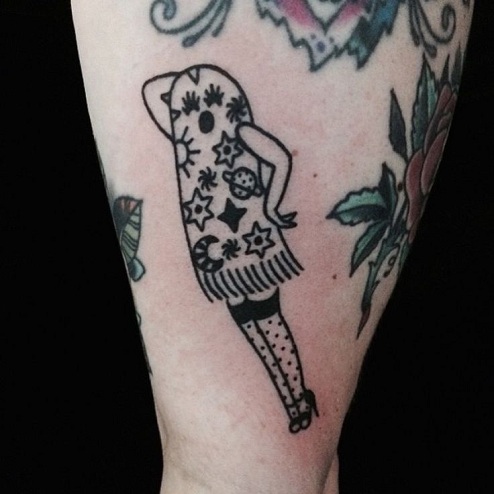 Fantastisk Ghost Tattoo Design