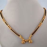 Karugamani Chain Gold Plated Mangalsutra