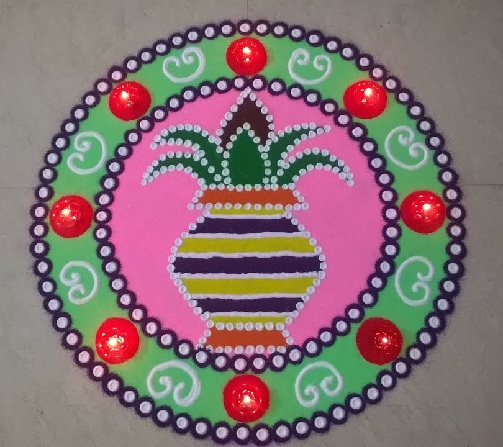 Diwali különleges Rangoli Design