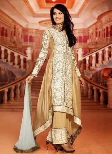 Pakistanske Zari Work Suit