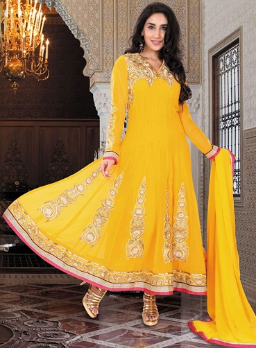 Zari Work Anarkali Suit