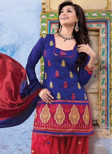 Zari Work pandzsábi Salwar öltöny