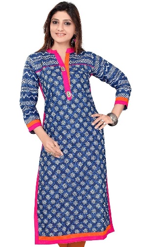 Blåtryk Kurti