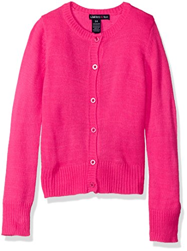 Hot pink cardigan til piger