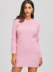 Pink Fuzzy Sweater