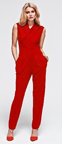 Klassiske røde jumpsuits