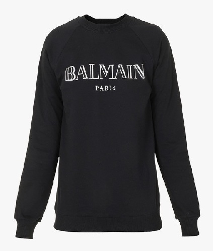 Sweater i trykt bomuld
