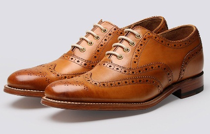 Klassisk Tan Brogue