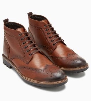 Csipkés stílusú Tan Brogue