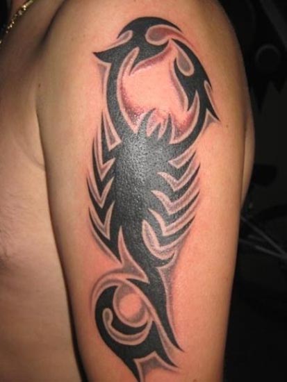 Scorpion Tribal Tattoo Designs 3