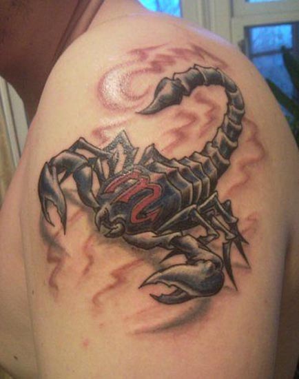 Scorpion Tribal Tattoo Designs 9