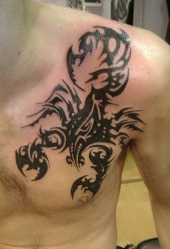 Scorpion tatovering til mænd