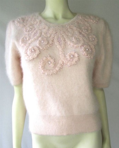 Vintage Angora pulóver