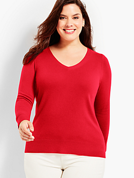 V -hals Cashmere Sweater