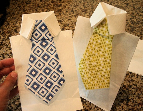 Nyakkendő nyakkendő papír kézműves