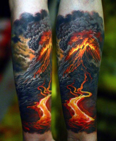 Smoky Badass Tattoo Design