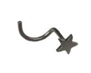 Sød Black Star næse ring