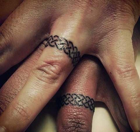 Keltisk vielsesring Tatoveringer Design
