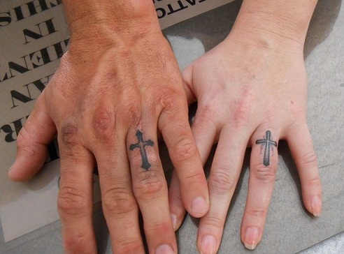 Inspirerende vielsesring tatoveringer Design