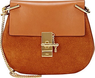 Barna bőr Crossbody táska nőknek