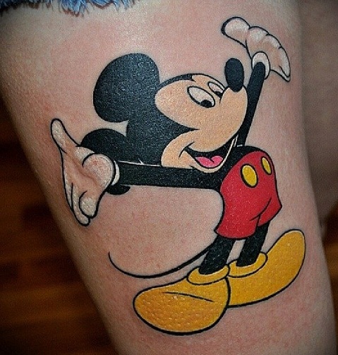 Mickey Mouse Disney tatovering