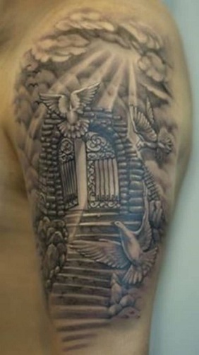 Stairway to Heaven Heavenly Tattoo