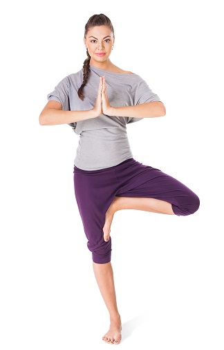 Vrikshasana eller The Tree Pose