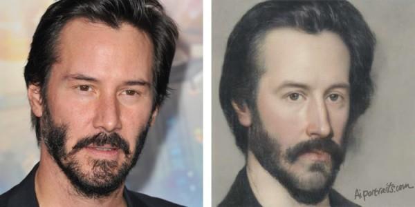 AI Portraits muuttaa selfiesi renessanssin muotokuvaksi keanu reevesistä
