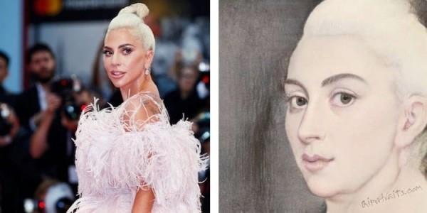 AI Portraits muuttaa selfiestäsi renessanssin muotokuva lady gaga