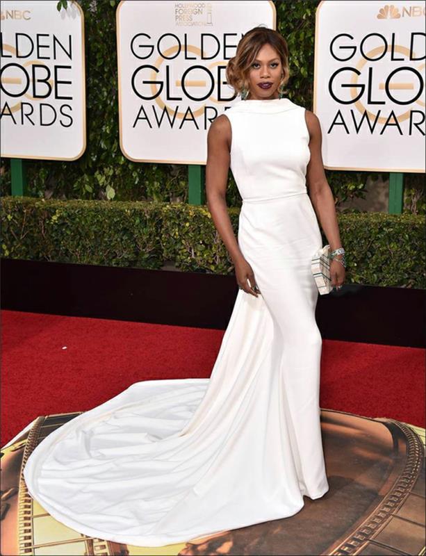 Iltapuvut pitkät Golden Globe 2016 lavernikoira Elizabeth Kennedy