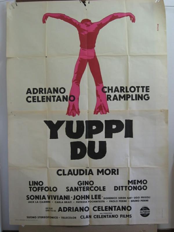 italialainen laulaja ja näyttelijä Celentano elokuva yuppi you