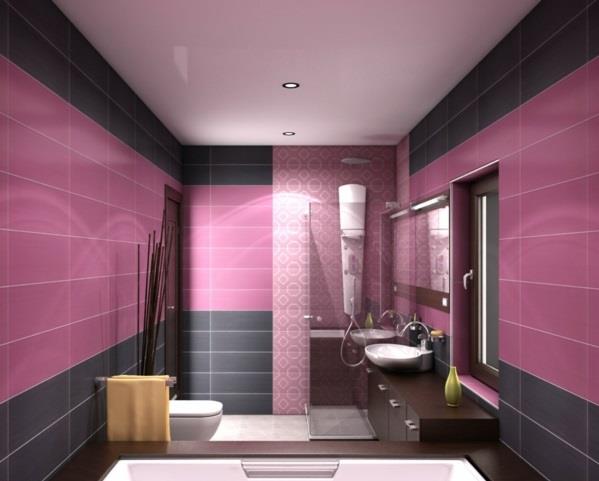 Vanha vaaleanpunainen kuin seinän väri väri suunnittelu seinät laatat musta