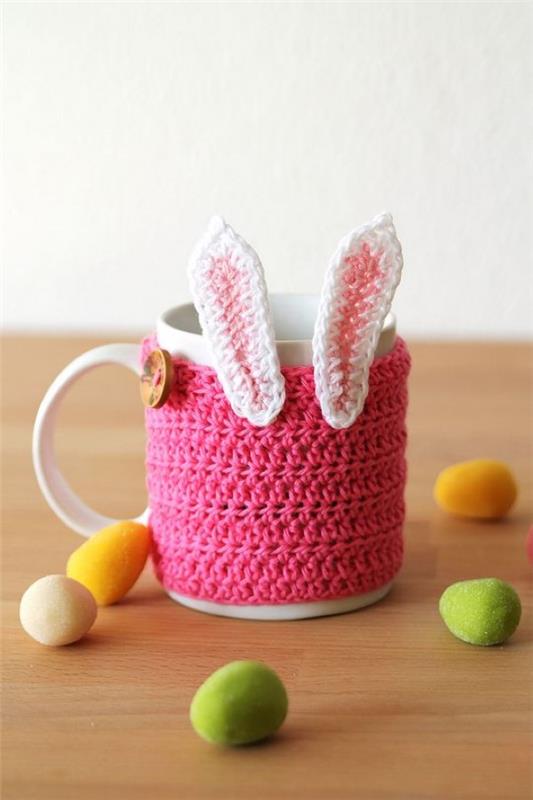 Amigurumi -virkattu pupu - ideoita pääsiäiseksi inspiroimaan ja jäljittelemään pääsiäispupu -koria