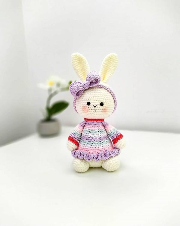 Amigurumi -virkattu pupu - ideoita pääsiäiseksi inspiroimaan ja matkimaan pääsiäispupu tietää söpö