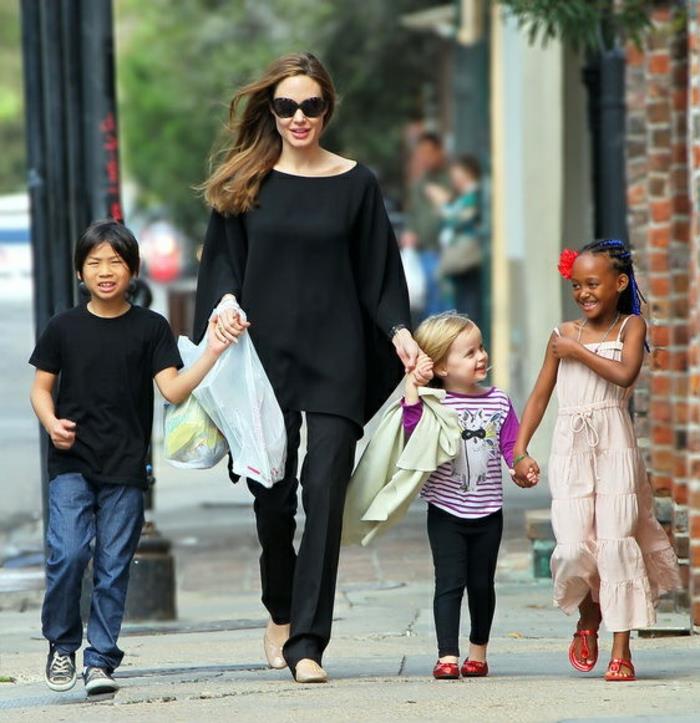 Angelina Jolien lapset ja poika Pax Thien lähtivät