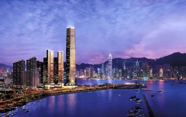 Arkkitehtuuri Hongkongin keskusta