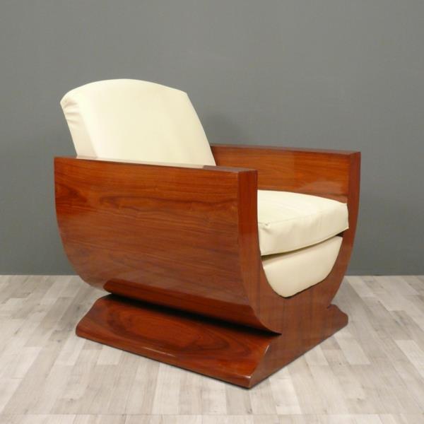 Art deco huonekalut art deco sisustus nojatuoli ruskea