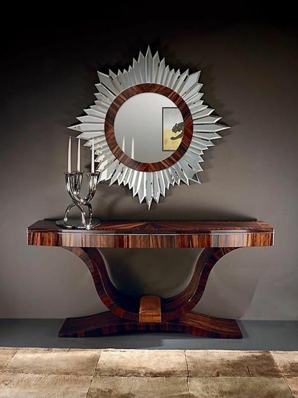 Art deco -huonekalut puulakka -eteinen