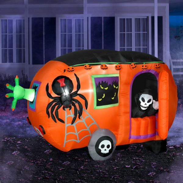 hämähäkki luurangot myynninedistämistarkoituksessa Halloween uskaltaa oranssi
