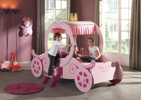 Epätavalliset lastensängyt lasten sänky prinsessa SCPC201 + CHILD02