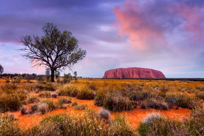 Australia 7 Nähtävyydet Uluru Red Rock on maailman valokuvatuin luonnon ihme