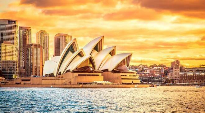 Australia 7 maamerkkejä maan Sydneyn oopperatalon symbolista